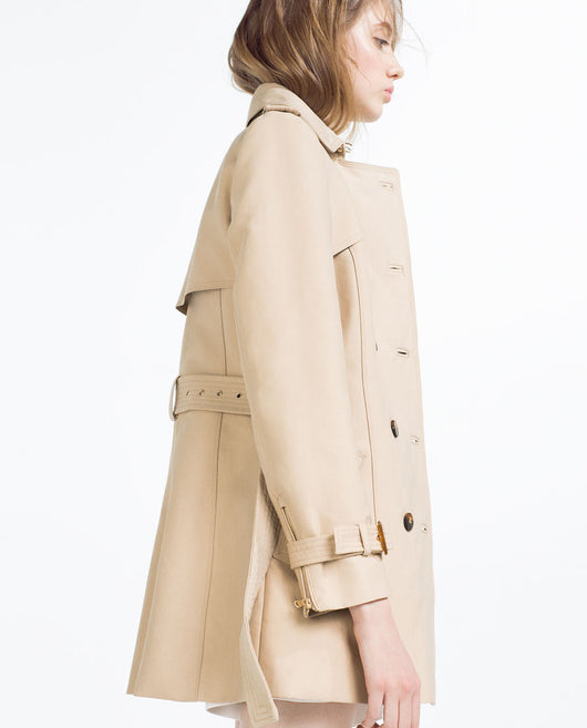 COTTON TRENCH COAT