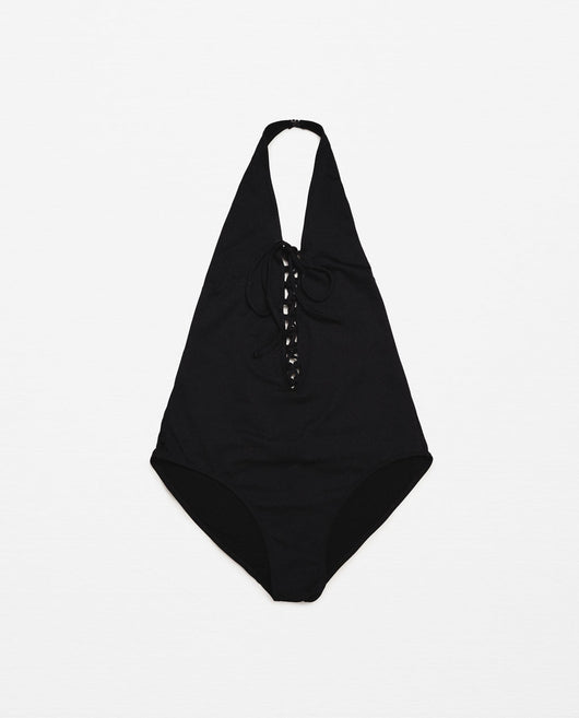 HALTER NECK SWIMSUIT