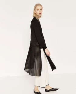 LONG PLEATED JACKET