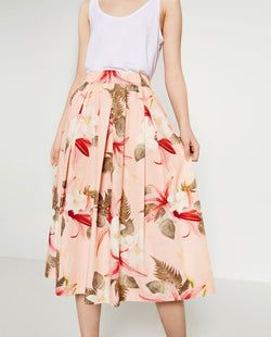 FLORAL PRINT SKIRT