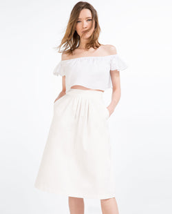 MID-LENGTH SKIRT