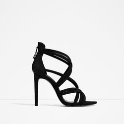 HIGH HEEL STRAPPY SANDALS