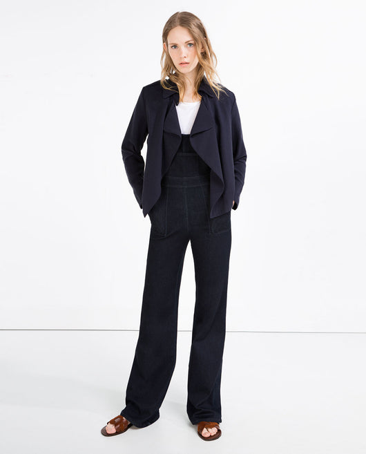 FLOWING LAPELS BLAZER