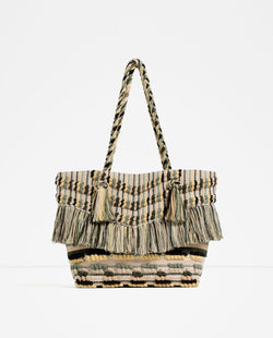 FRINGED TOTE