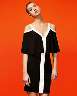 TWO-TONE DRESS