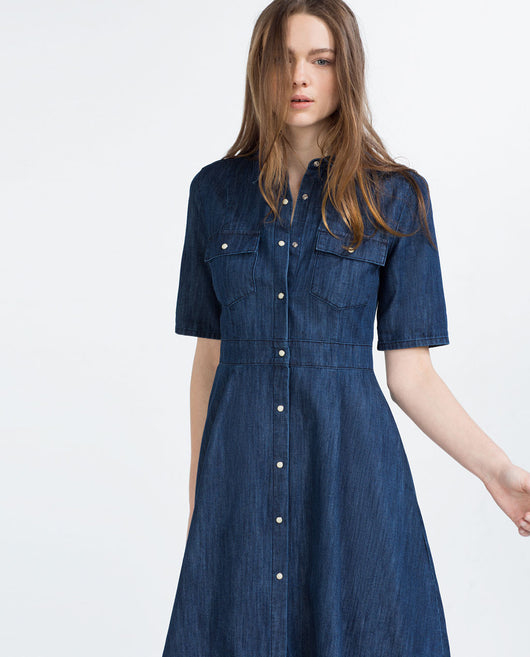 DENIM DRESS