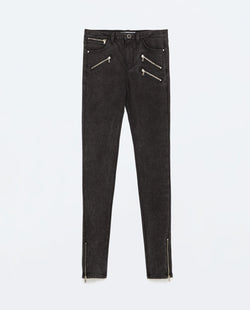 MID-RISE POWER STRETCH TROUSERS