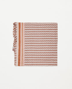 JACQUARD SCARF WITH FRINGING