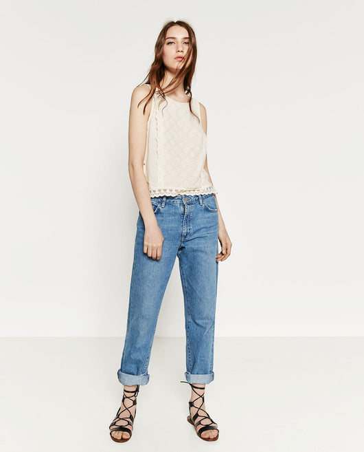 VINTAGE LACE TOP