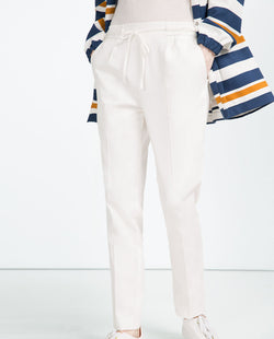 CROPPED DARTED TROUSERS