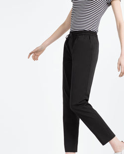 CROPPED DARTED TROUSERS